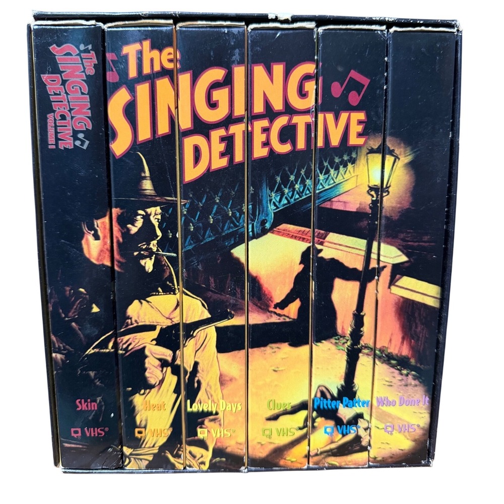 The Singing Detective VHS BoxSet BBC 1986 Michael Gambon 6 TapeComplete untested